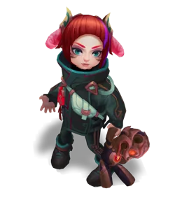 Lunar Beast Annie Obsidian chroma