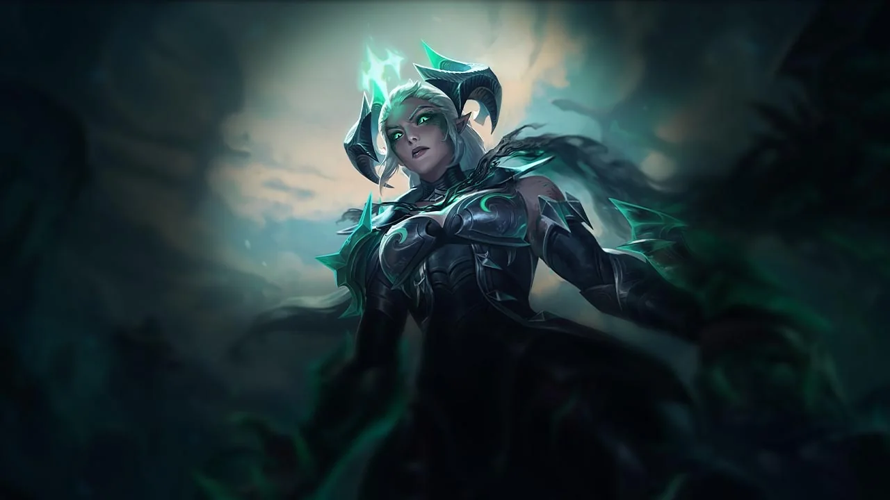 Ruined Shyvana splash art
