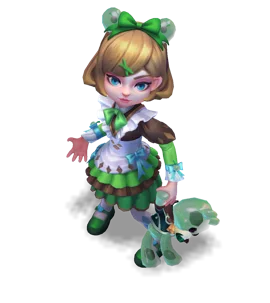 Cafe Cuties Annie Emerald chroma