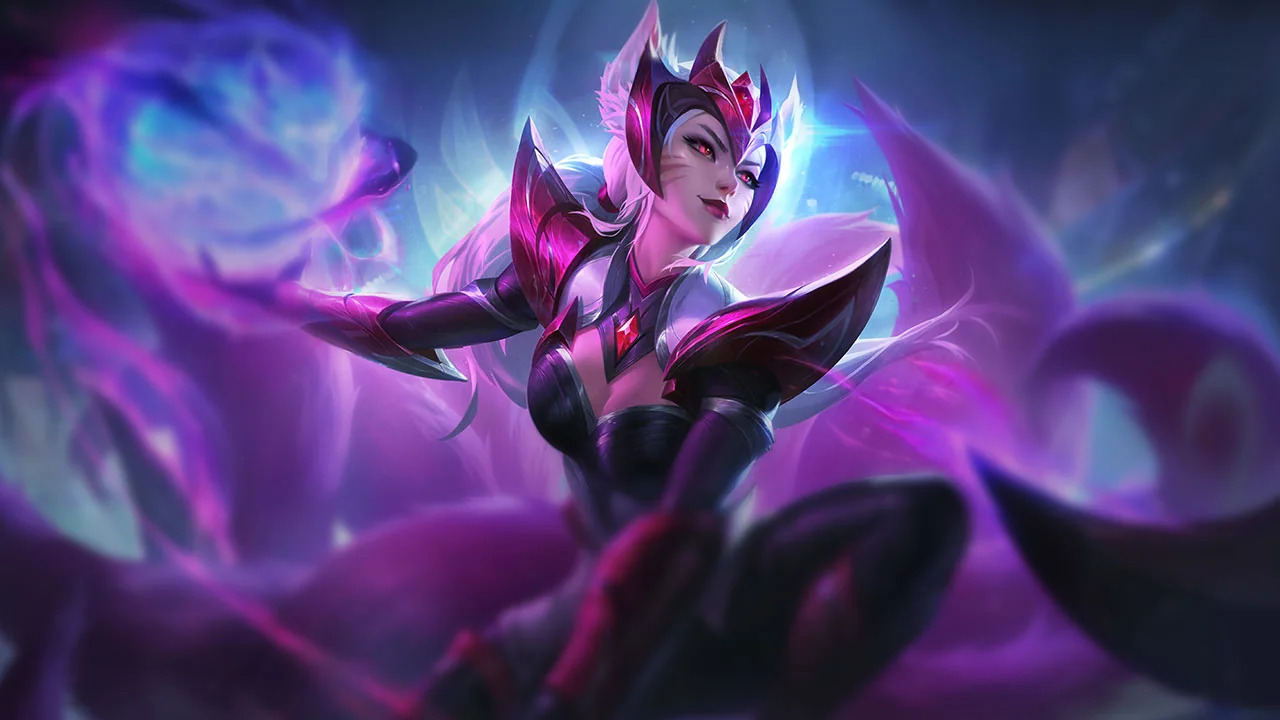 Challenger Ahri splash art