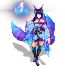 Spirit Blossom Ahri Aquamarine chroma