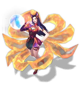 KDA ALL OUT Ahri Ruby chroma