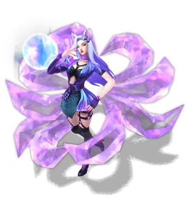 KDA ALL OUT Ahri Tanzanite chroma