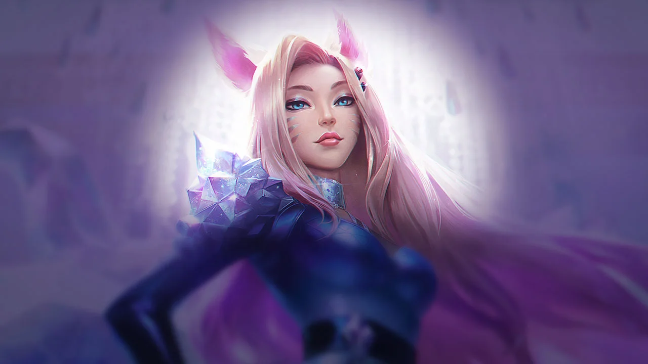 KDA ALL OUT Ahri splash art