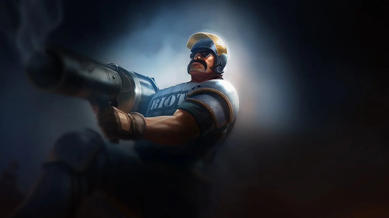 Riot Graves splash art
