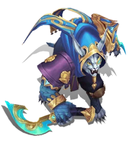 Guardian of the Sands Rengar Sapphire chroma