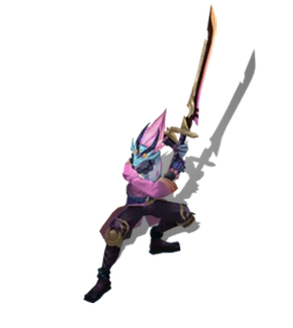 Blood Moon Master Yi Rose Quartz chroma
