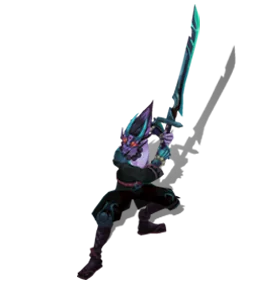 Blood Moon Master Yi Obsidian chroma