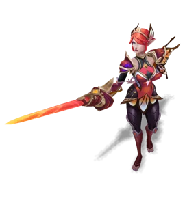 Faerie Court Fiora Ruby chroma