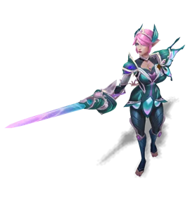 Faerie Court Fiora Turquoise chroma