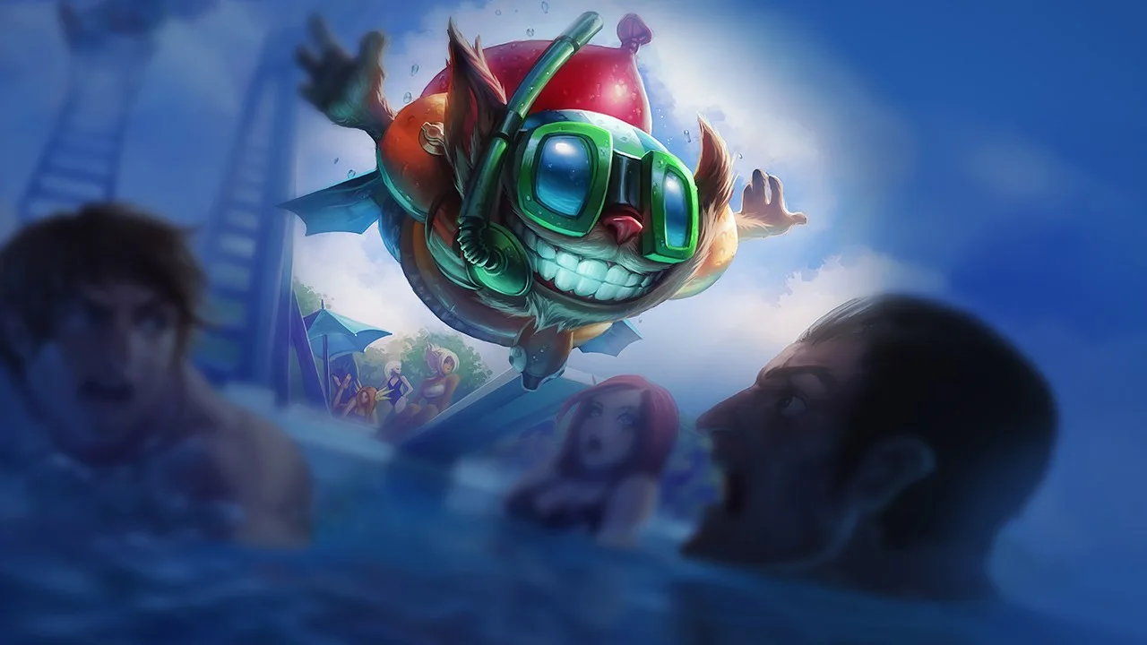 Pool Party Ziggs splash art
