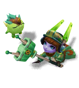 Monster Tamer Lulu Emerald chroma