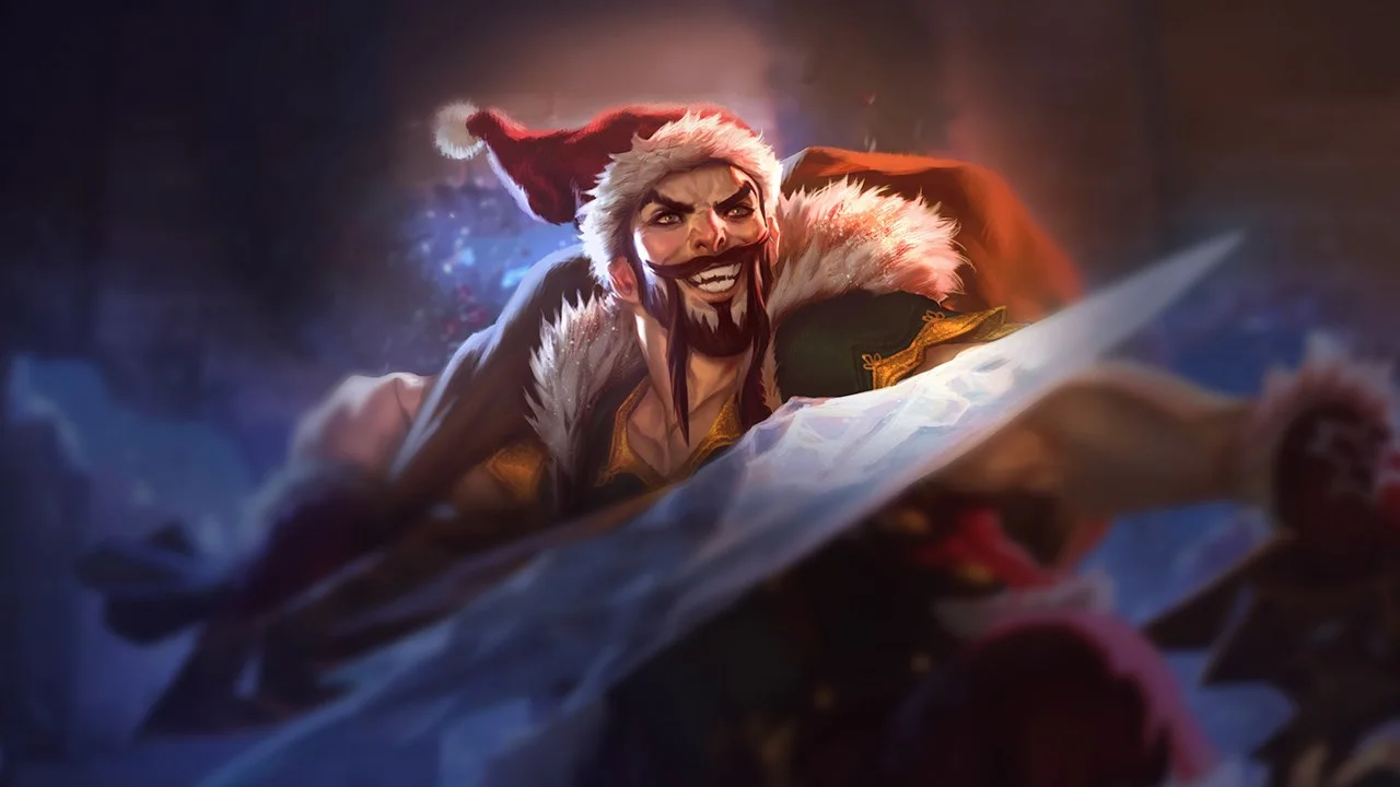 Santa Draven splash art