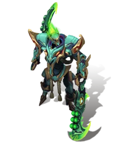 Mecha Kingdoms Draven Emerald chroma