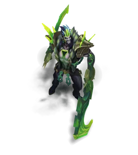 Ruined Draven Emerald chroma