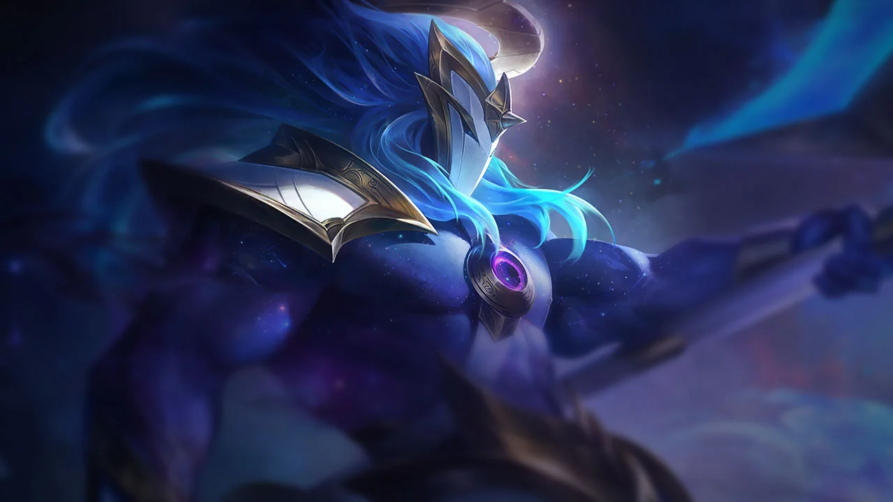 Cosmic Charger Hecarim splash art