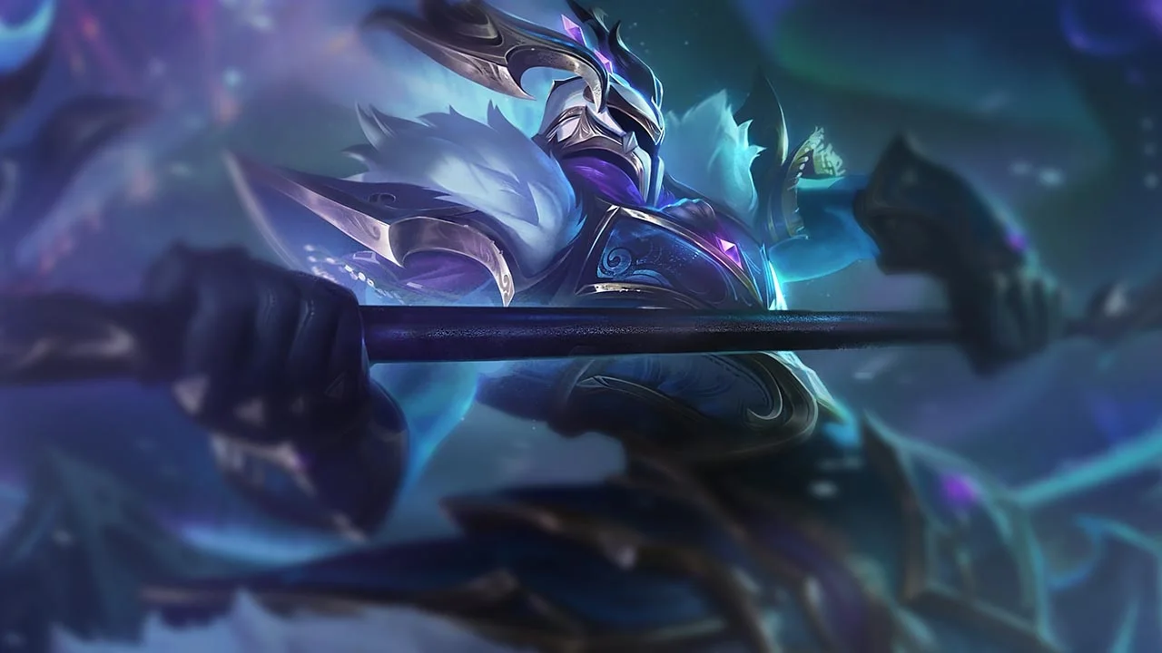 Winterblessed Hecarim splash art