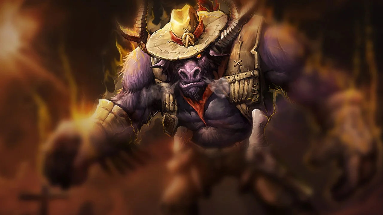 Longhorn Alistar splash art