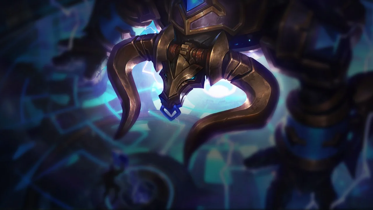 Hextech Alistar splash art