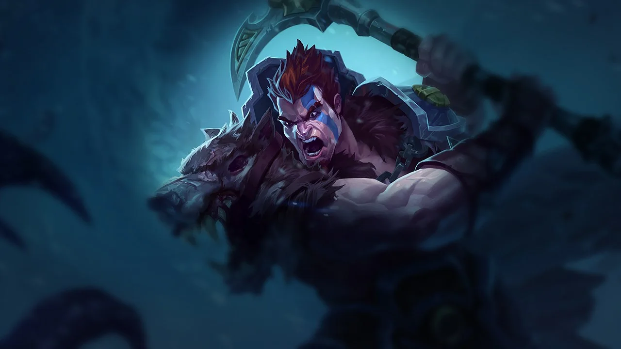Woad King Darius splash art