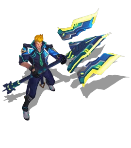 Battle Academia Jayce Sapphire chroma