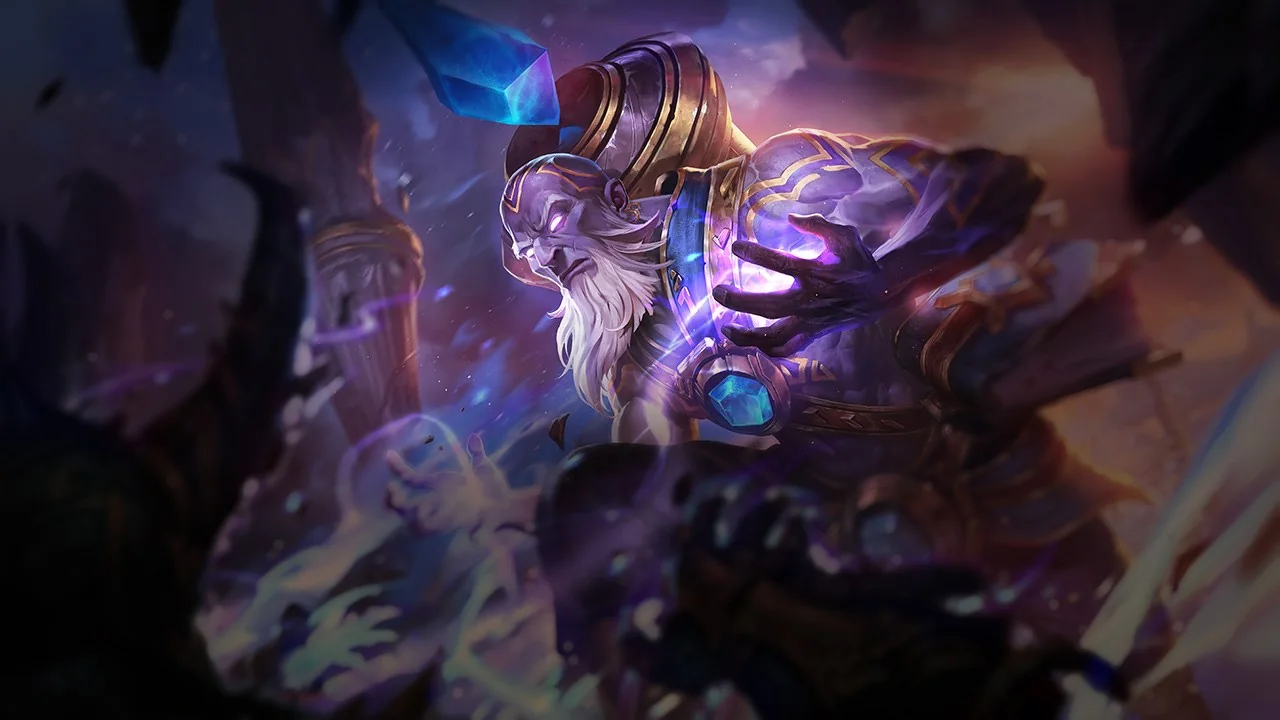 Triumphant Ryze splash art