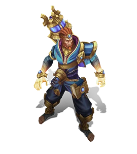 Guardian of the Sands Ryze Aquamarine chroma