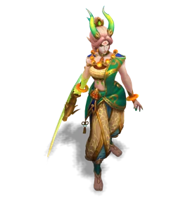 Heavenscale Diana Emerald chroma