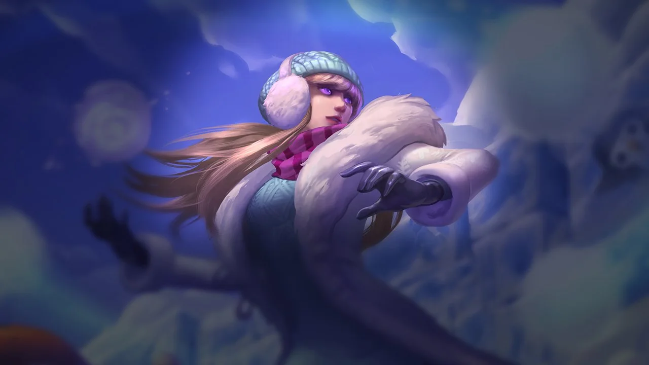 Snow Day Syndra splash art