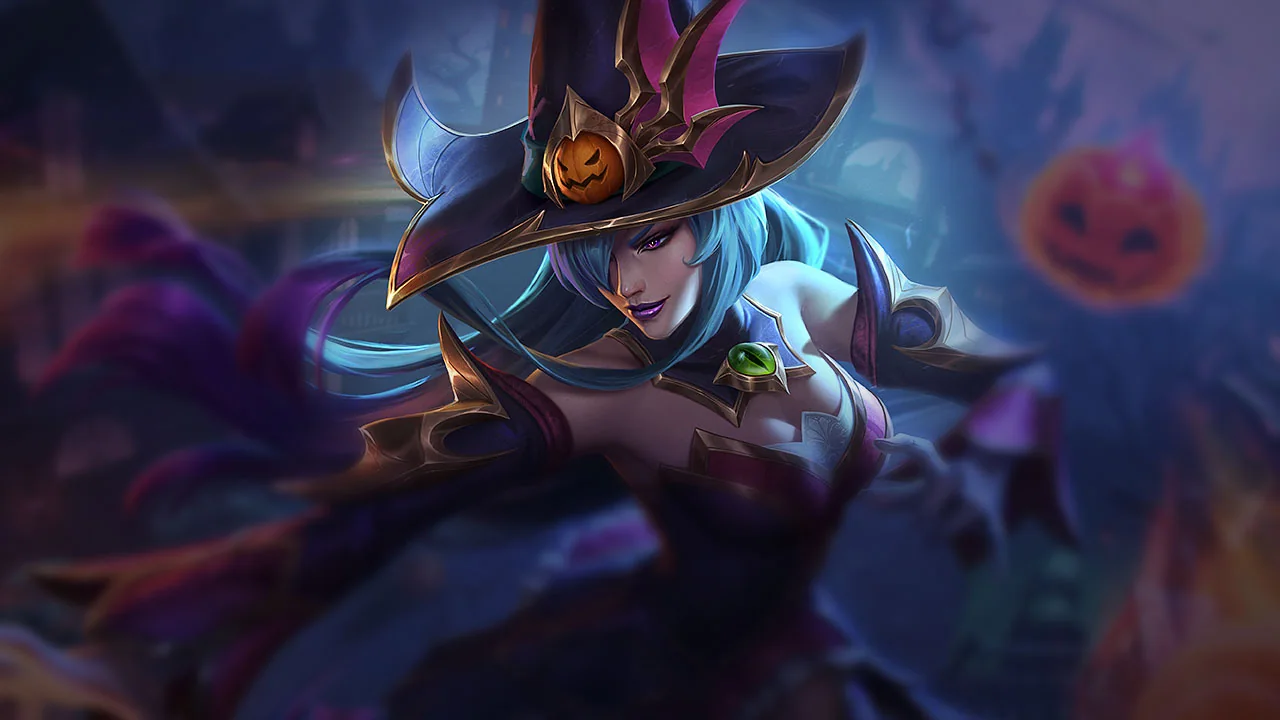 Bewitching Syndra splash art