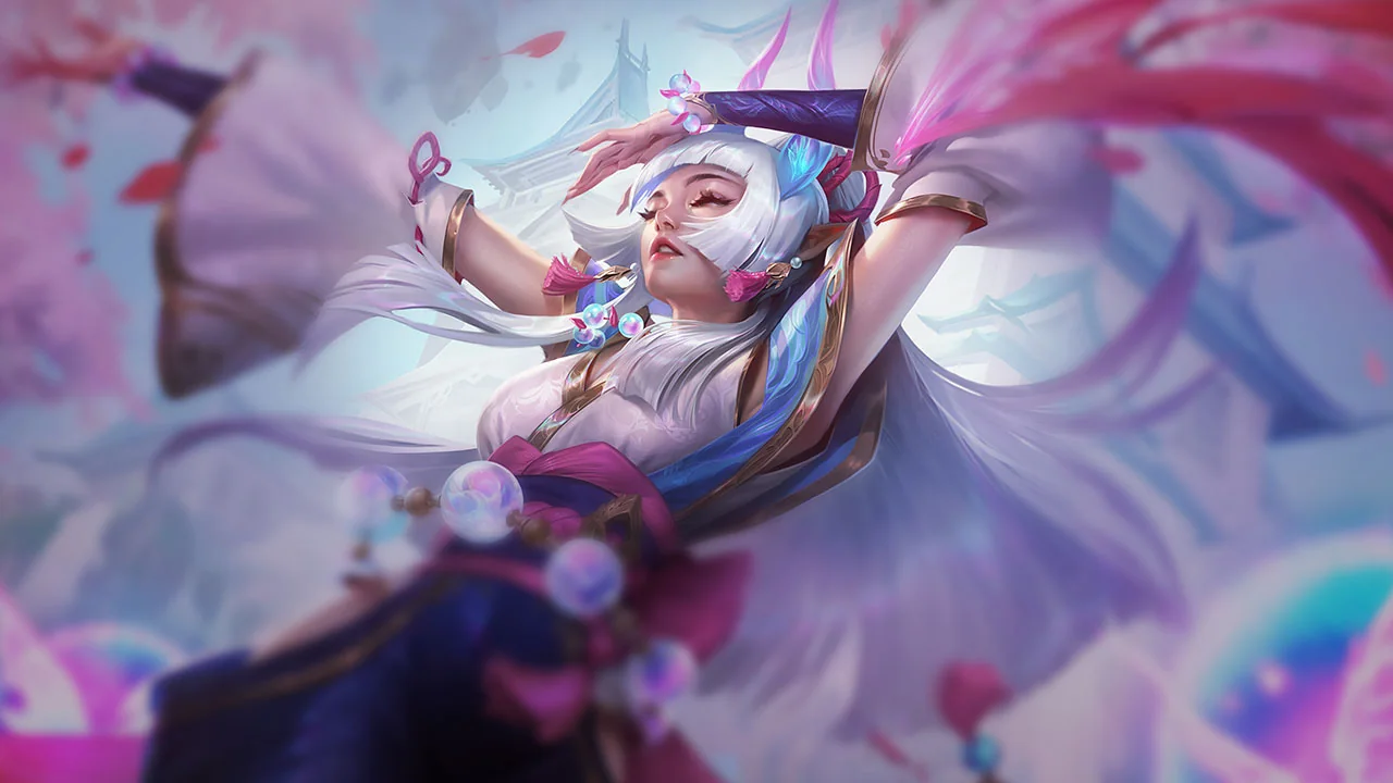 Spirit Blossom Syndra splash art
