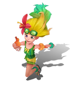 Pool Party Zoe Emerald chroma