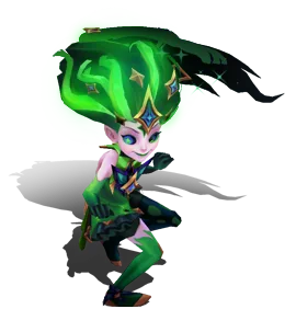 Star Guardian Zoe Emerald chroma