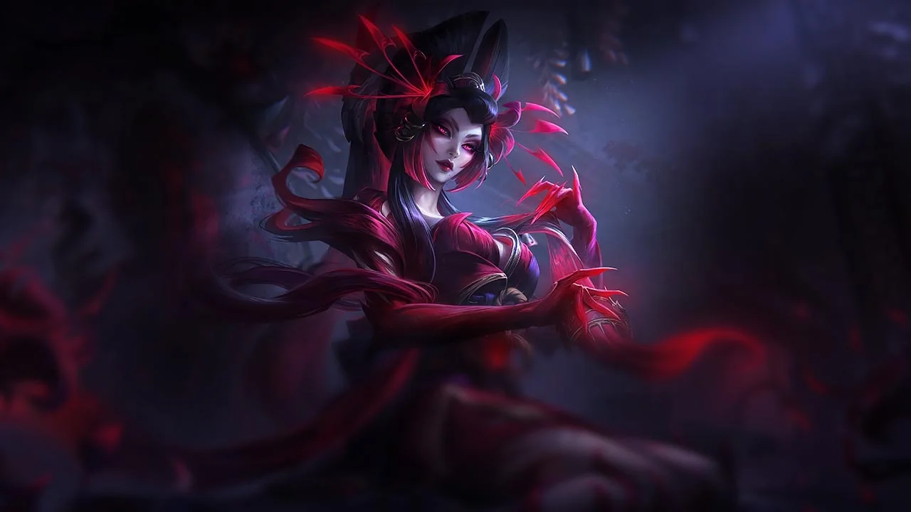 Blood Moon Zyra splash art