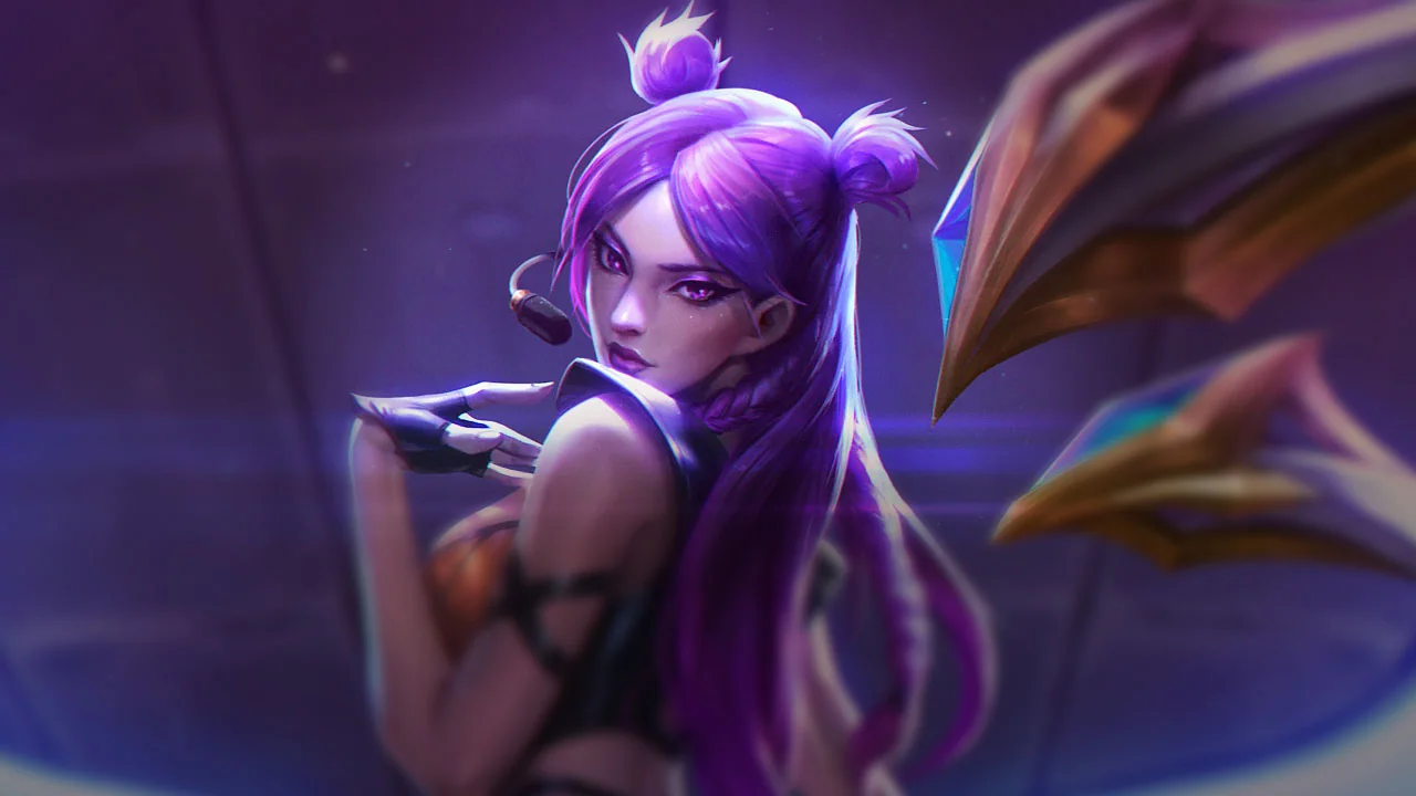 KDA Kai'Sa splash art