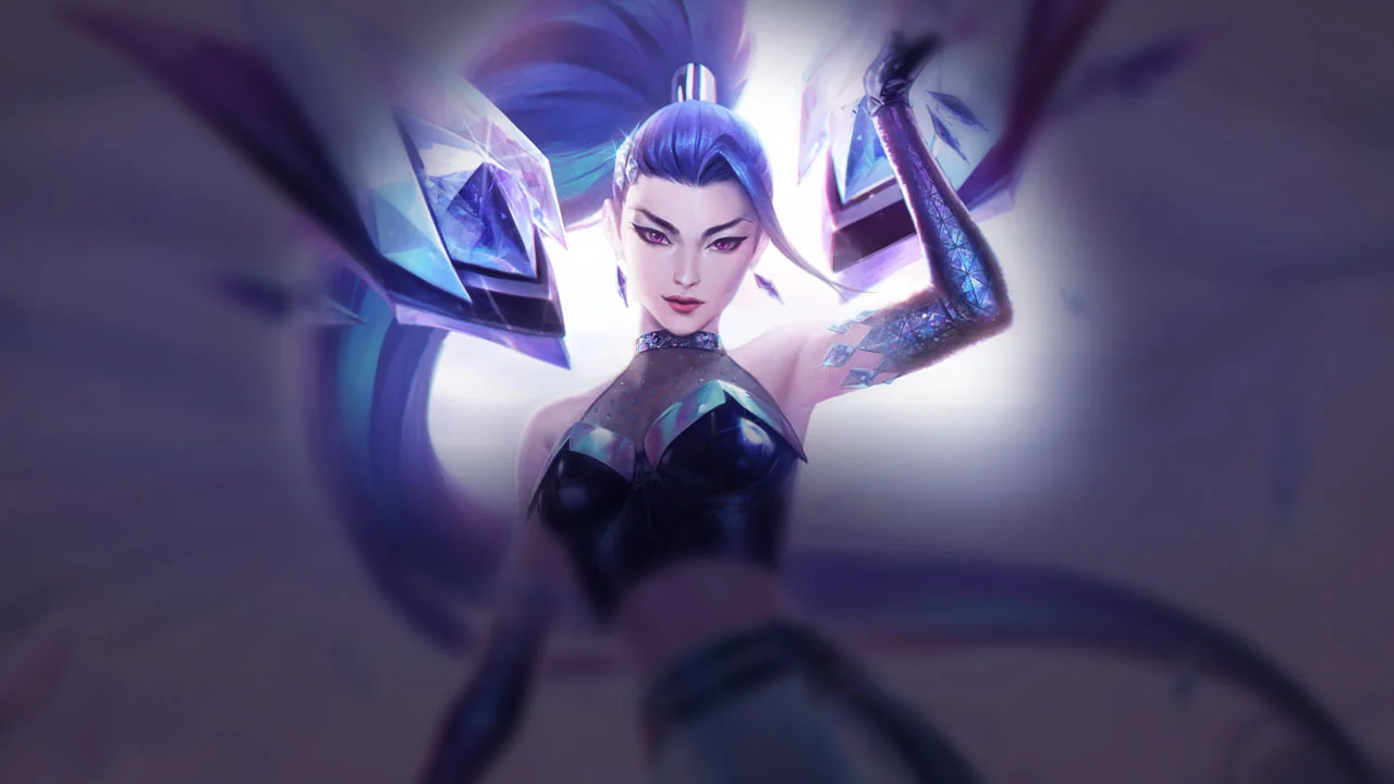 KDA ALL OUT Kai'Sa splash art