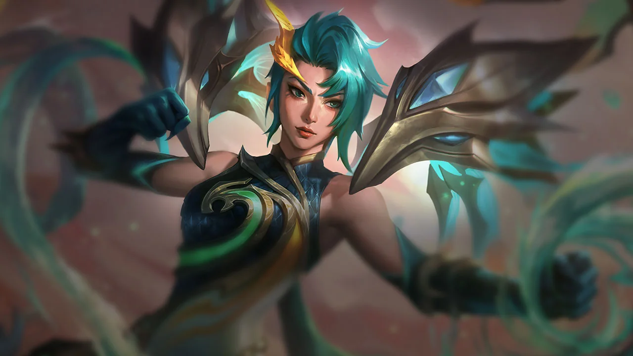 Lagoon Dragon Kai'Sa splash art