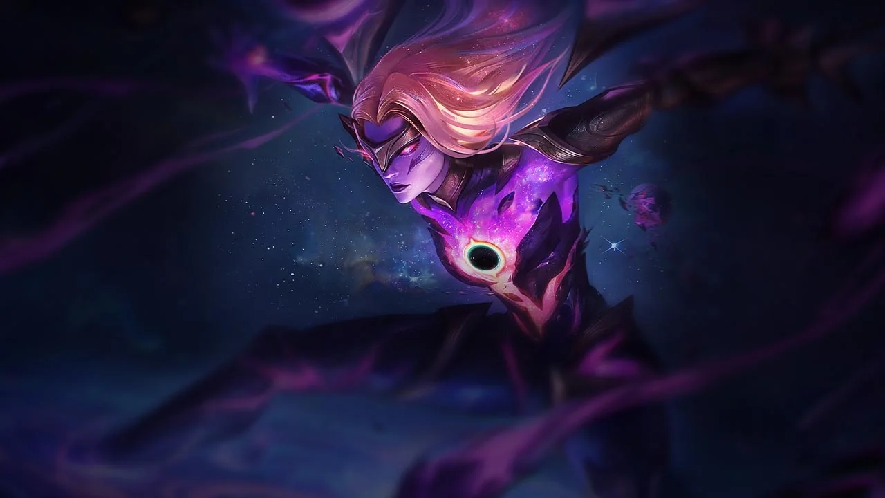 Dark Star Kai'Sa splash art
