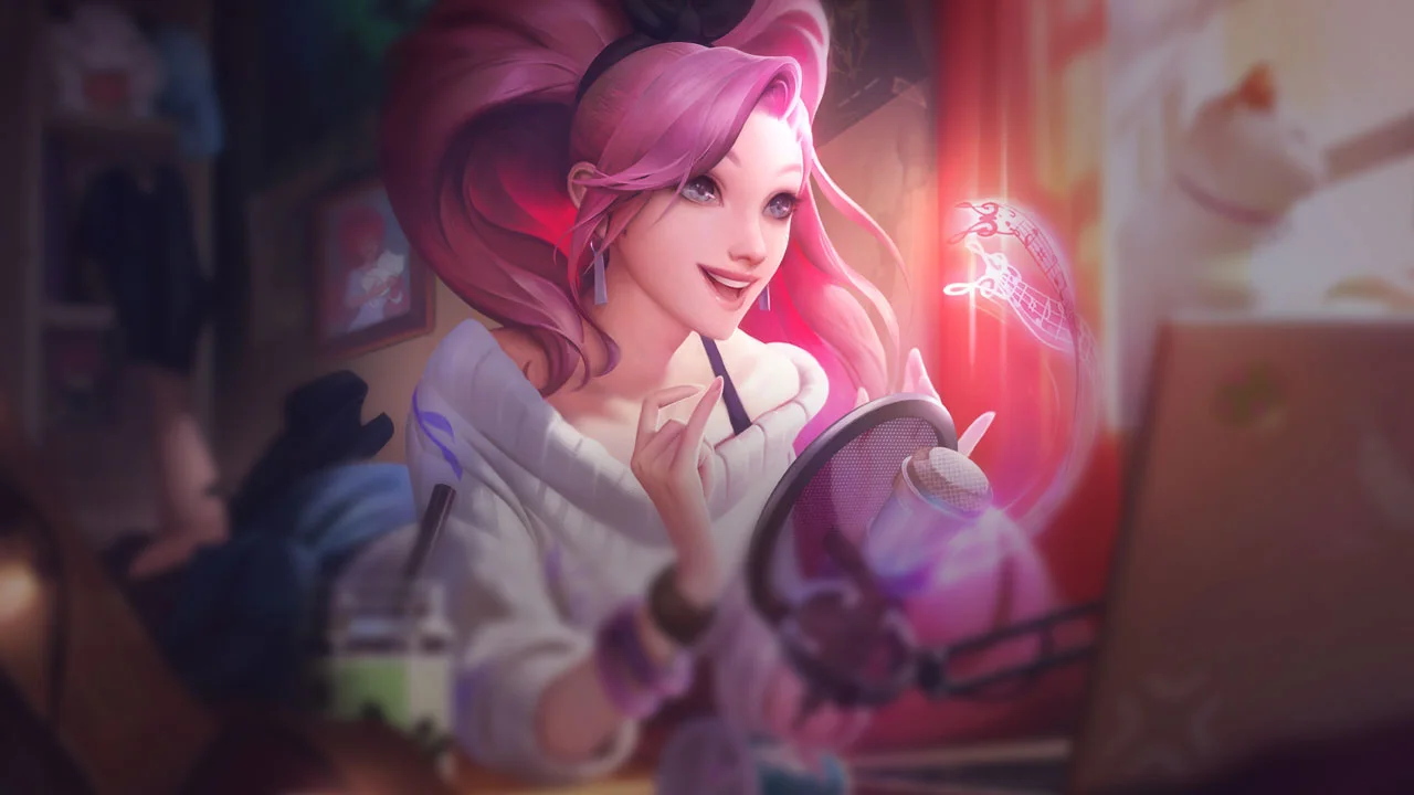 KDA ALL OUT Indie Seraphine splash art