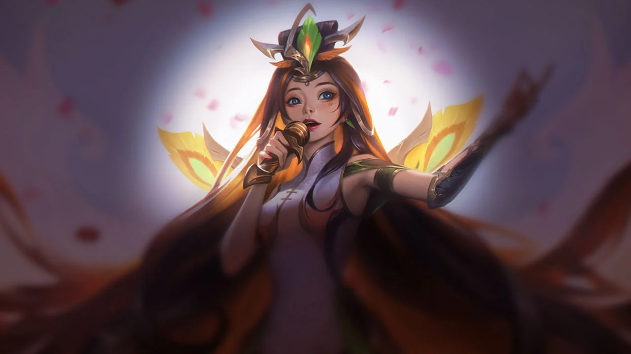 Graceful Phoenix Seraphine splash art