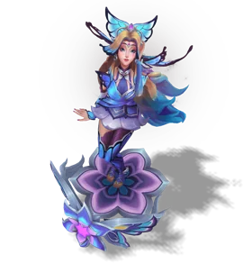 Faerie Court Seraphine Aquamarine chroma