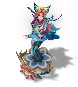 Faerie Court Seraphine Turquoise chroma