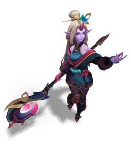 Spirit Blossom Soraka Obsidian chroma