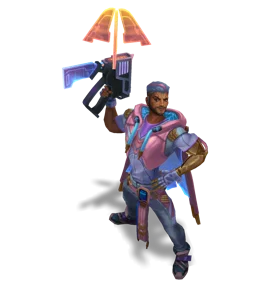 Cyber Pop Akshan Rose Quartz chroma