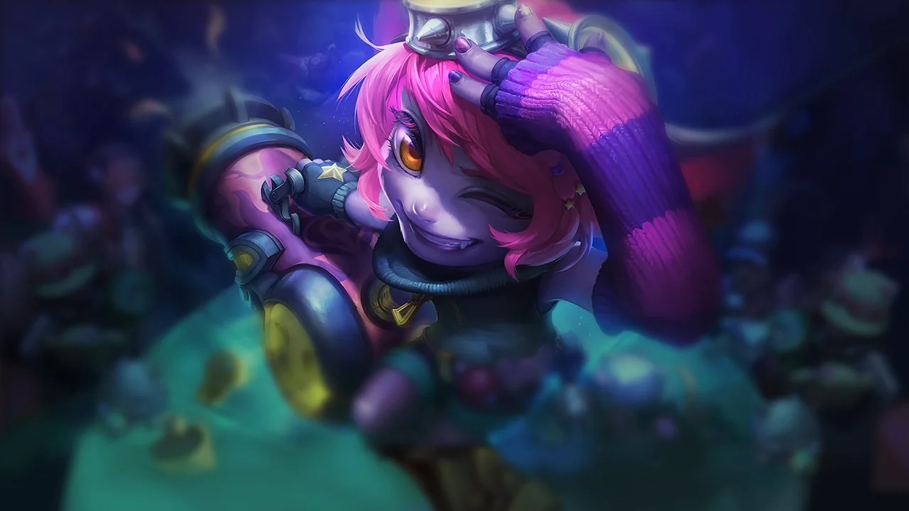 Riot Girl Tristana splash art