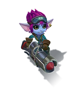 Rocket Girl Tristana Purple chroma