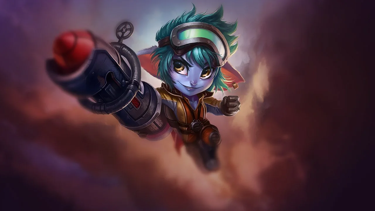 Rocket Girl Tristana splash art