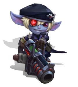 Omega Squad Tristana Obsidian chroma