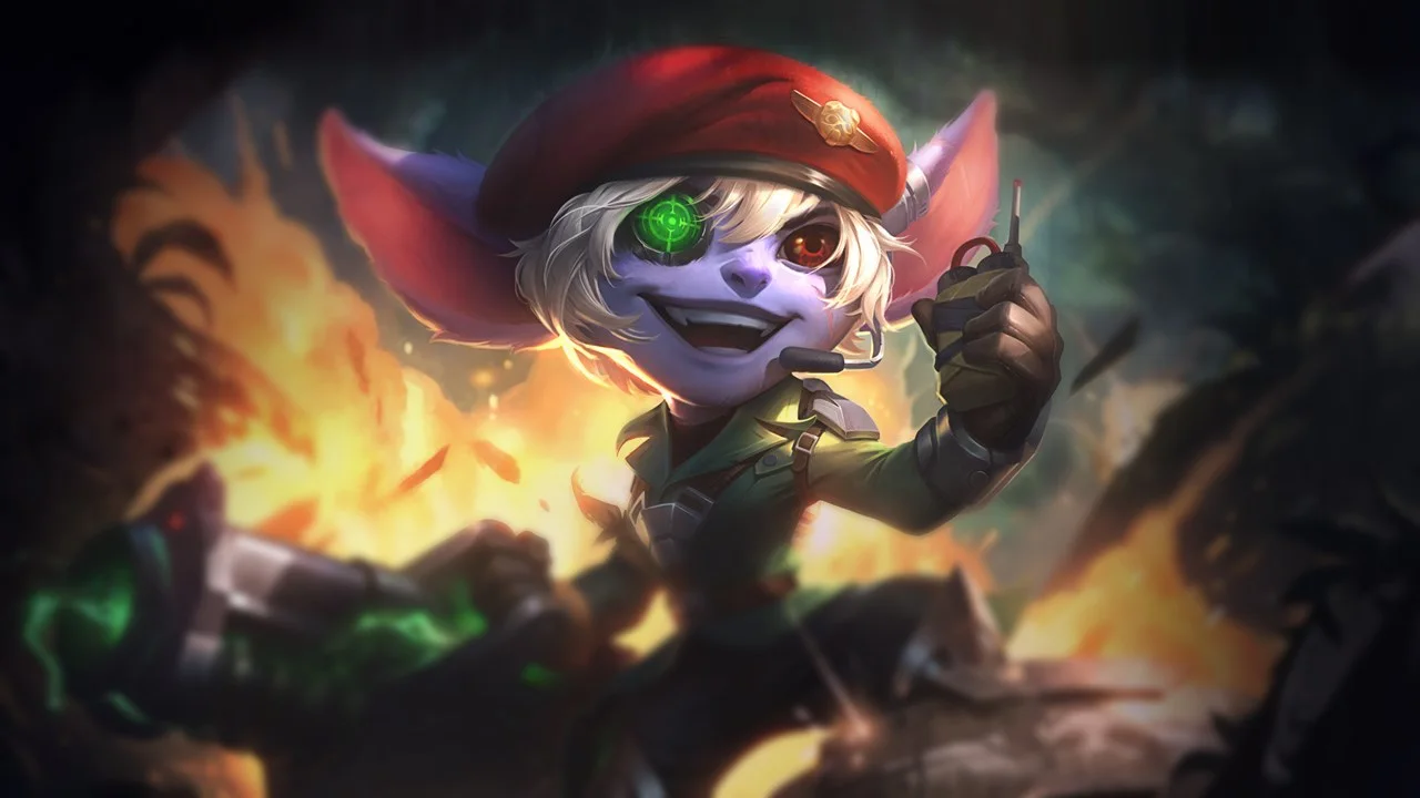 Omega Squad Tristana splash art