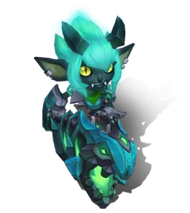 Little Demon Tristana Turquoise chroma